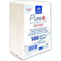 Los mejores  - LCH N40-075- Compresas No Esteriles- No Tejidas- 7.5 x 7.5 cm- 100 Unidades